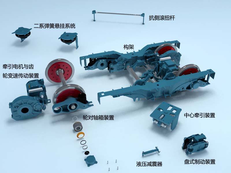 <b>YUY-GJ15地鐵車輛結構虛擬裝配教學系統</b>