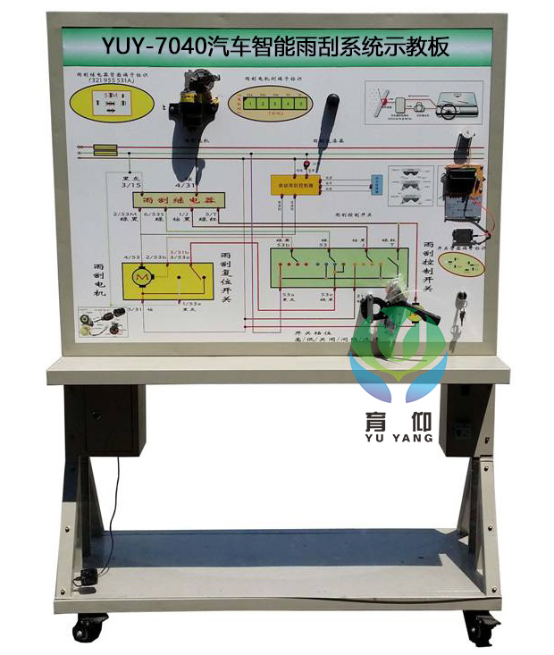 <b>YUY-7040汽車智能雨刮系統(tǒng)示教板</b>