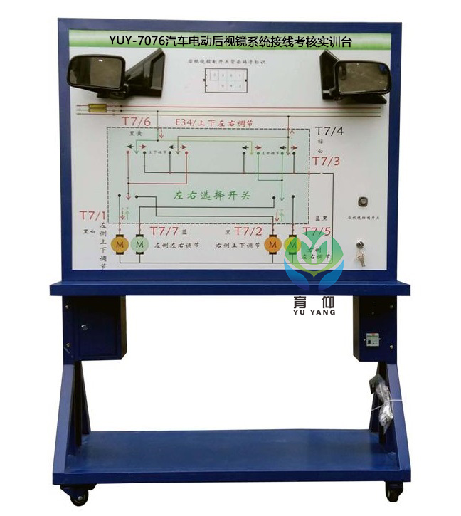 <b>YUY-7076汽車電動(dòng)后視鏡系統(tǒng)接線考核實(shí)訓(xùn)臺(tái)</b>