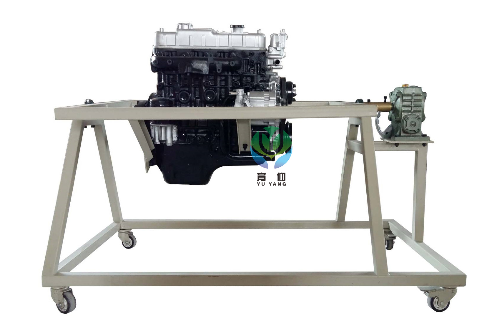 <b>YUY-FZ30五十鈴4JB1拆裝用柴油發動機附翻轉架</b>